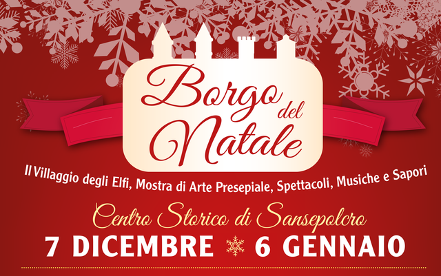 Borgo del Natale, lunedì 18 novembre la presentazione degli eventi a Sansepolcro